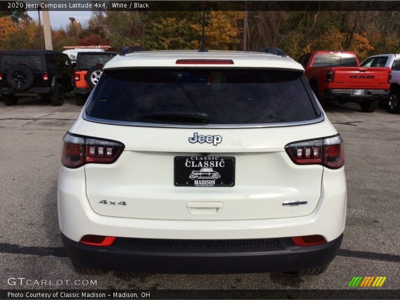White / Black 2020 Jeep Compass Latitude 4x4