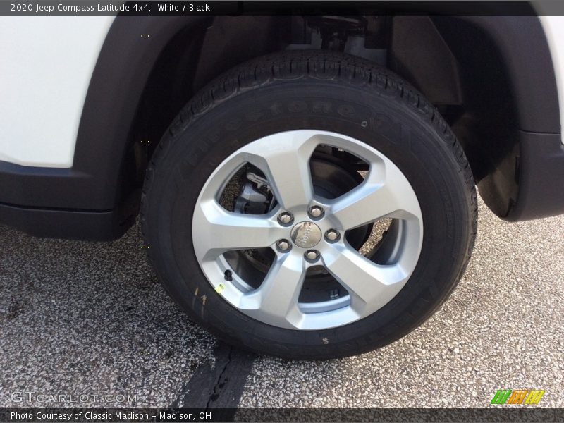 White / Black 2020 Jeep Compass Latitude 4x4