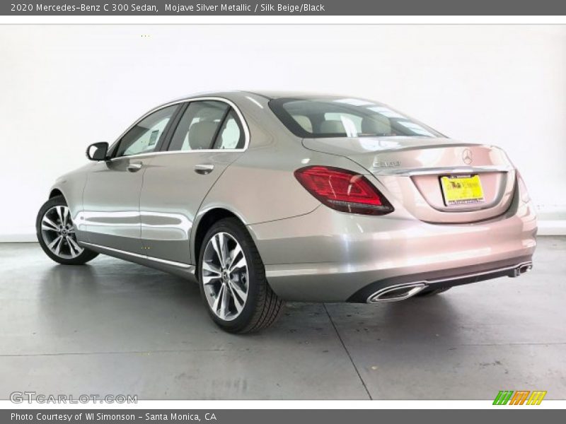 Mojave Silver Metallic / Silk Beige/Black 2020 Mercedes-Benz C 300 Sedan