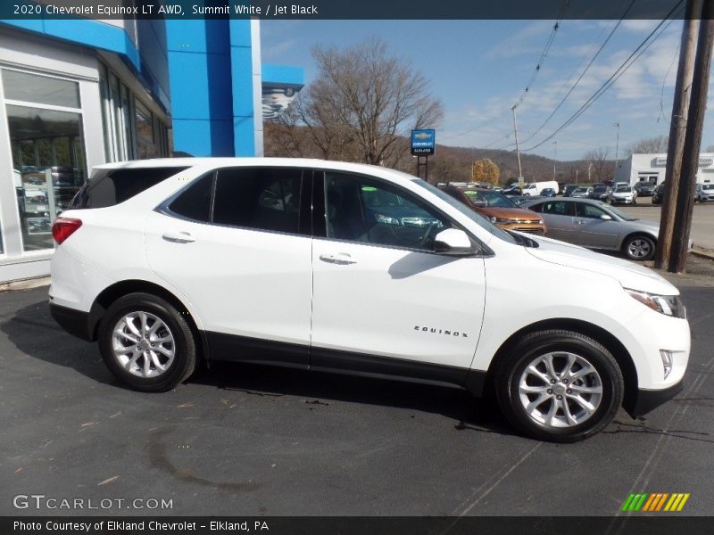Summit White / Jet Black 2020 Chevrolet Equinox LT AWD