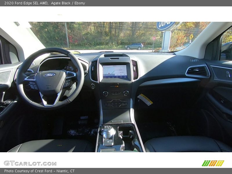 Agate Black / Ebony 2020 Ford Edge SEL AWD