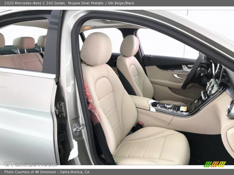 Mojave Silver Metallic / Silk Beige/Black 2020 Mercedes-Benz C 300 Sedan