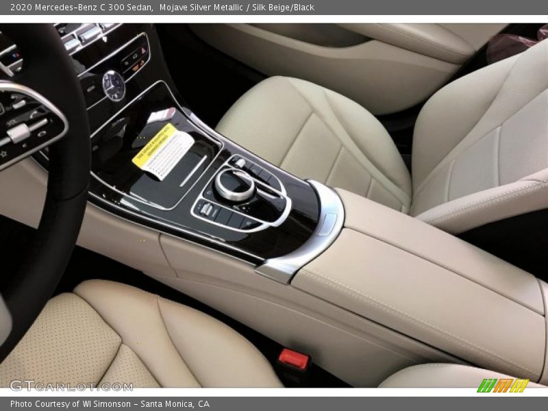 Mojave Silver Metallic / Silk Beige/Black 2020 Mercedes-Benz C 300 Sedan