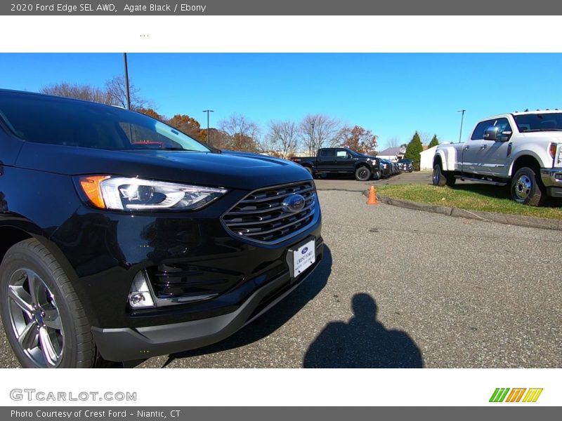 Agate Black / Ebony 2020 Ford Edge SEL AWD