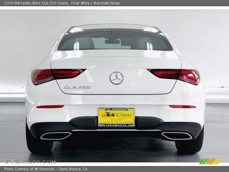 Polar White / Macchiato Beige 2020 Mercedes-Benz CLA 250 Coupe
