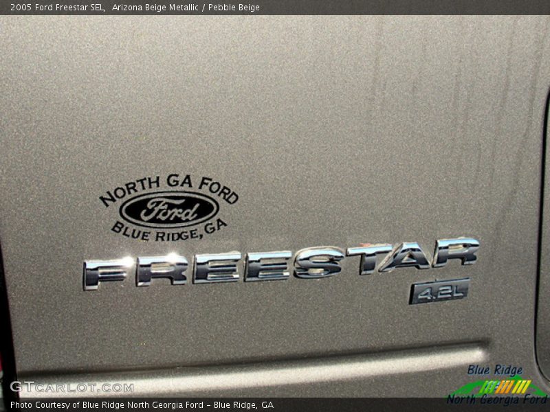 Arizona Beige Metallic / Pebble Beige 2005 Ford Freestar SEL