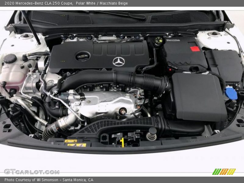Polar White / Macchiato Beige 2020 Mercedes-Benz CLA 250 Coupe