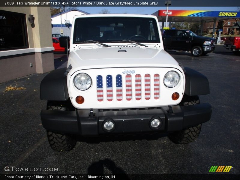 Stone White / Dark Slate Gray/Medium Slate Gray 2009 Jeep Wrangler Unlimited X 4x4