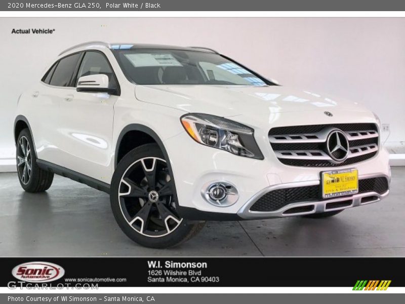 Polar White / Black 2020 Mercedes-Benz GLA 250