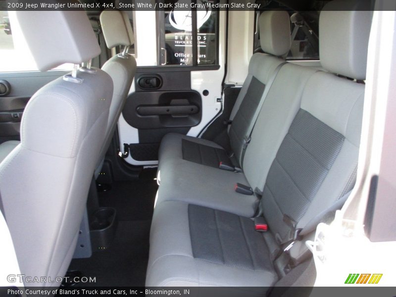 Stone White / Dark Slate Gray/Medium Slate Gray 2009 Jeep Wrangler Unlimited X 4x4