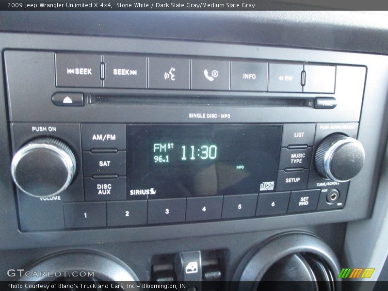 Stone White / Dark Slate Gray/Medium Slate Gray 2009 Jeep Wrangler Unlimited X 4x4