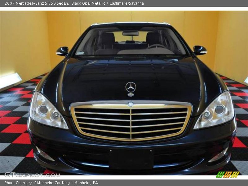Black Opal Metallic / Cashmere/Savanna 2007 Mercedes-Benz S 550 Sedan
