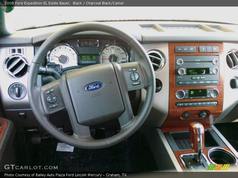 Black / Charcoal Black/Camel 2008 Ford Expedition EL Eddie Bauer