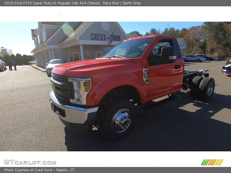 Race Red / Earth Gray 2019 Ford F350 Super Duty XL Regular Cab 4x4 Chassis