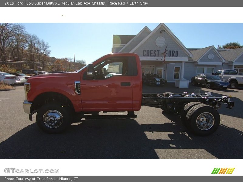 Race Red / Earth Gray 2019 Ford F350 Super Duty XL Regular Cab 4x4 Chassis