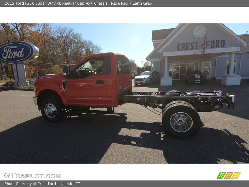 Race Red / Earth Gray 2019 Ford F350 Super Duty XL Regular Cab 4x4 Chassis