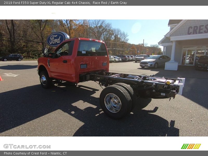 Race Red / Earth Gray 2019 Ford F350 Super Duty XL Regular Cab 4x4 Chassis