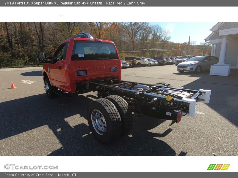 Race Red / Earth Gray 2019 Ford F350 Super Duty XL Regular Cab 4x4 Chassis