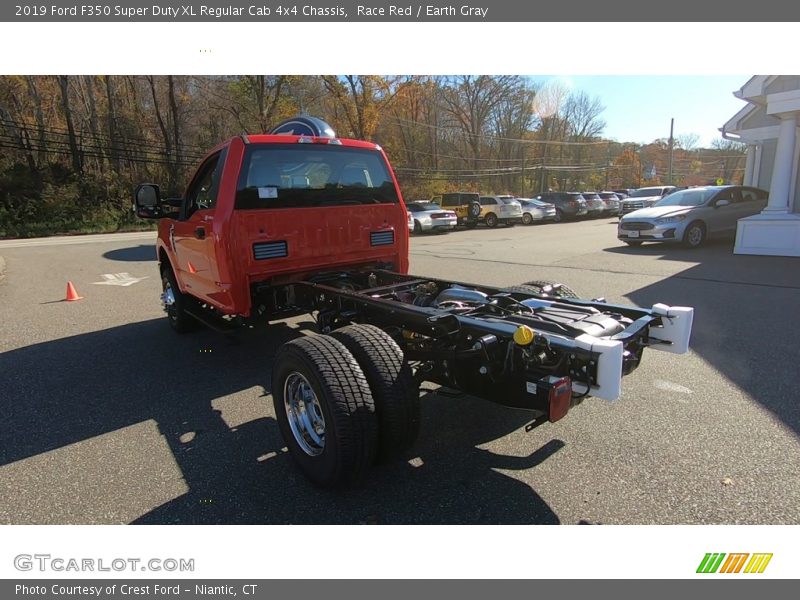 Race Red / Earth Gray 2019 Ford F350 Super Duty XL Regular Cab 4x4 Chassis