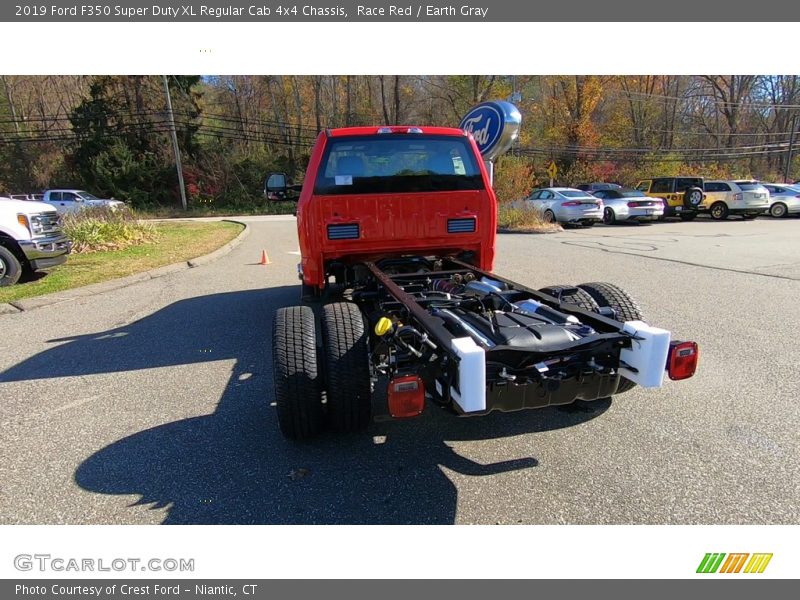 Race Red / Earth Gray 2019 Ford F350 Super Duty XL Regular Cab 4x4 Chassis