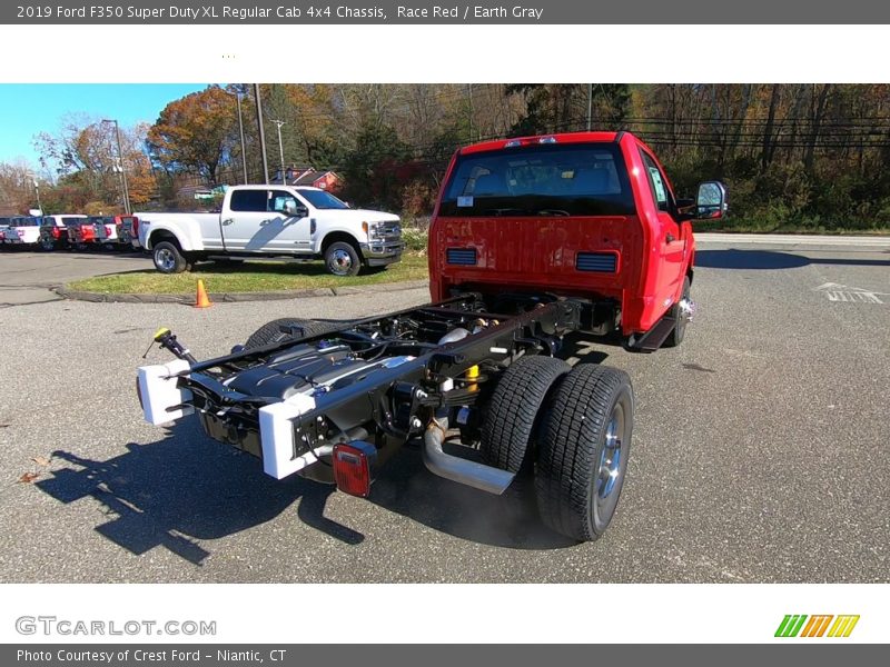 Race Red / Earth Gray 2019 Ford F350 Super Duty XL Regular Cab 4x4 Chassis