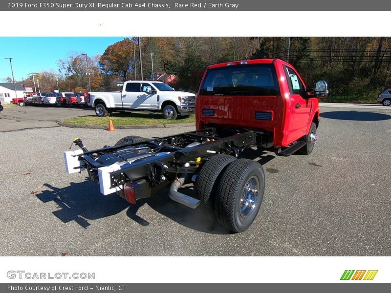 Race Red / Earth Gray 2019 Ford F350 Super Duty XL Regular Cab 4x4 Chassis