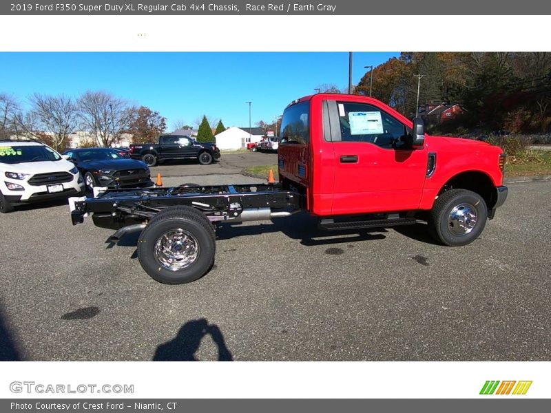 Race Red / Earth Gray 2019 Ford F350 Super Duty XL Regular Cab 4x4 Chassis