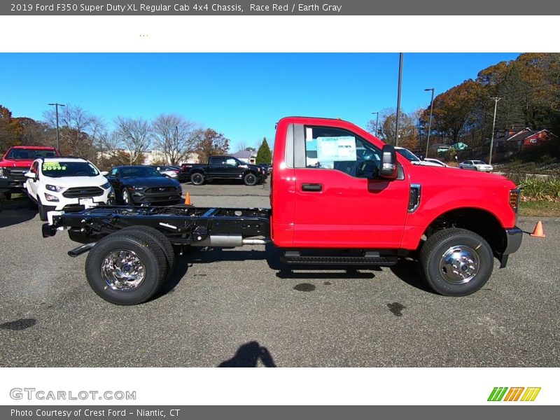 Race Red / Earth Gray 2019 Ford F350 Super Duty XL Regular Cab 4x4 Chassis
