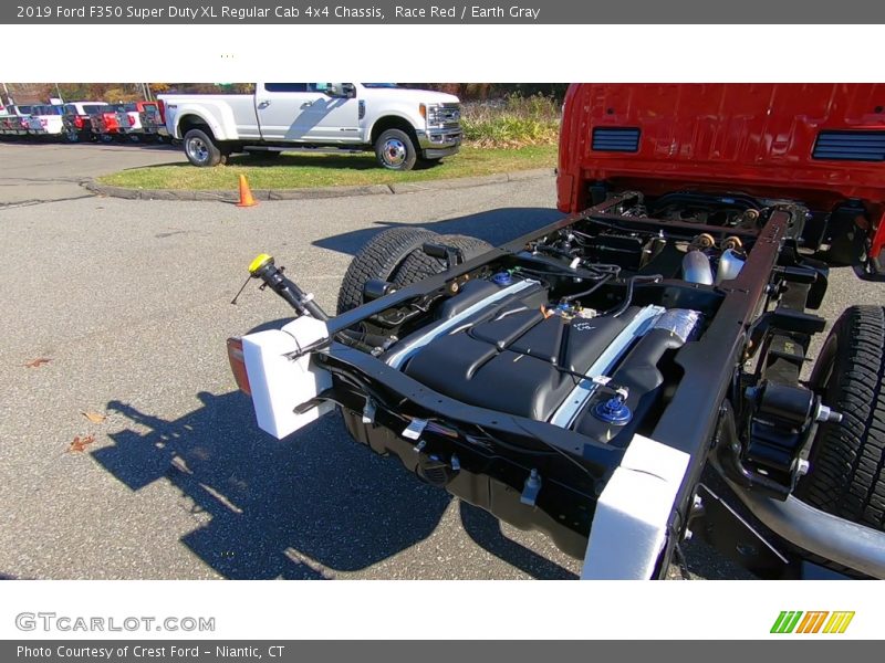 Race Red / Earth Gray 2019 Ford F350 Super Duty XL Regular Cab 4x4 Chassis