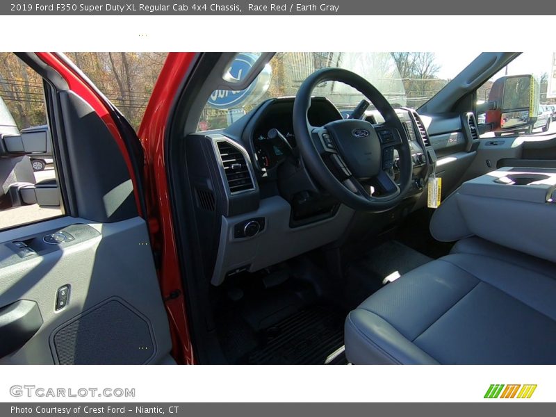 Race Red / Earth Gray 2019 Ford F350 Super Duty XL Regular Cab 4x4 Chassis