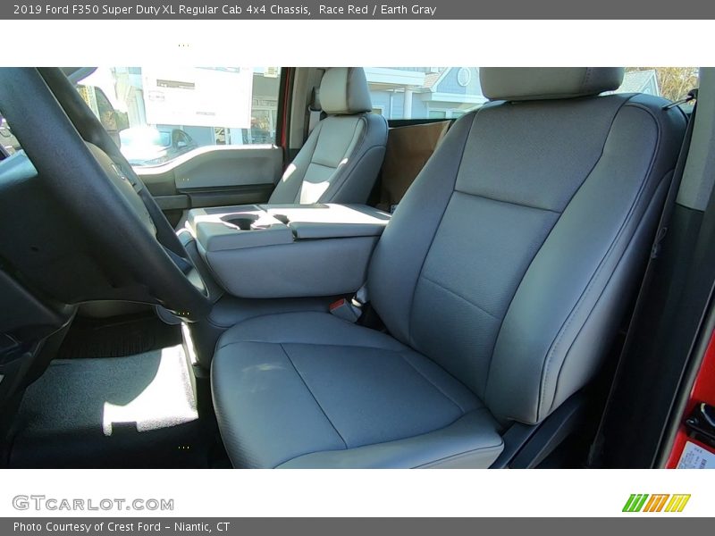 Race Red / Earth Gray 2019 Ford F350 Super Duty XL Regular Cab 4x4 Chassis