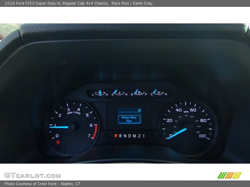 Race Red / Earth Gray 2019 Ford F350 Super Duty XL Regular Cab 4x4 Chassis