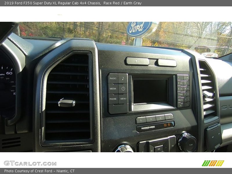 Race Red / Earth Gray 2019 Ford F350 Super Duty XL Regular Cab 4x4 Chassis
