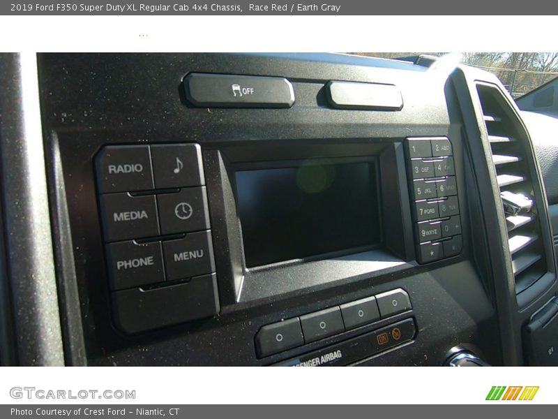 Race Red / Earth Gray 2019 Ford F350 Super Duty XL Regular Cab 4x4 Chassis