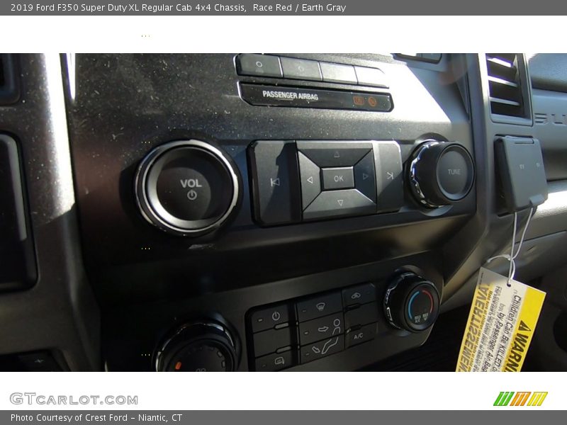Race Red / Earth Gray 2019 Ford F350 Super Duty XL Regular Cab 4x4 Chassis