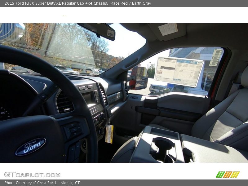 Race Red / Earth Gray 2019 Ford F350 Super Duty XL Regular Cab 4x4 Chassis