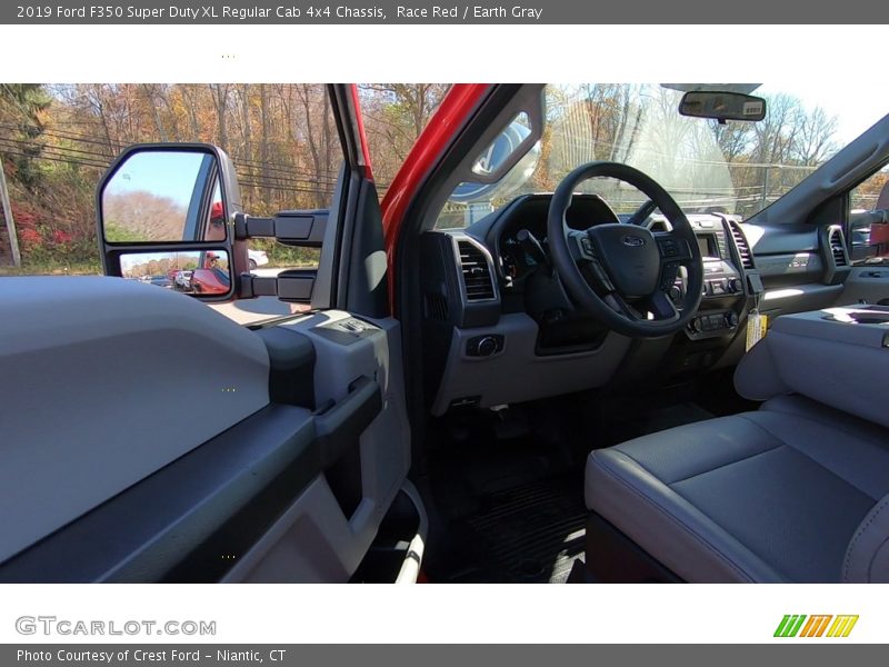 Race Red / Earth Gray 2019 Ford F350 Super Duty XL Regular Cab 4x4 Chassis