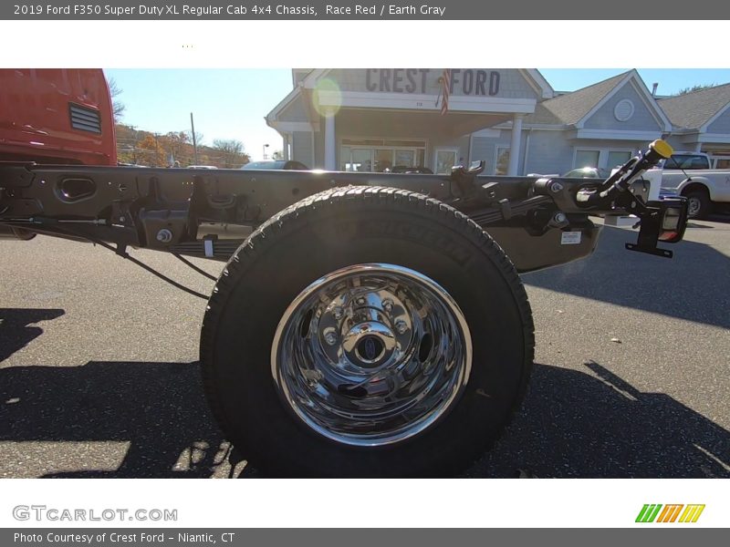 Race Red / Earth Gray 2019 Ford F350 Super Duty XL Regular Cab 4x4 Chassis