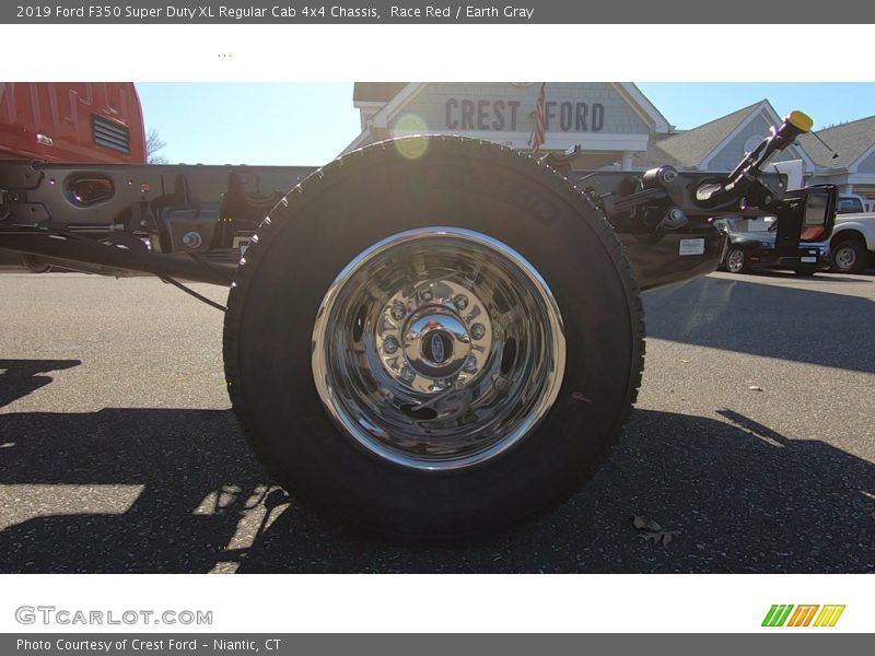 Race Red / Earth Gray 2019 Ford F350 Super Duty XL Regular Cab 4x4 Chassis