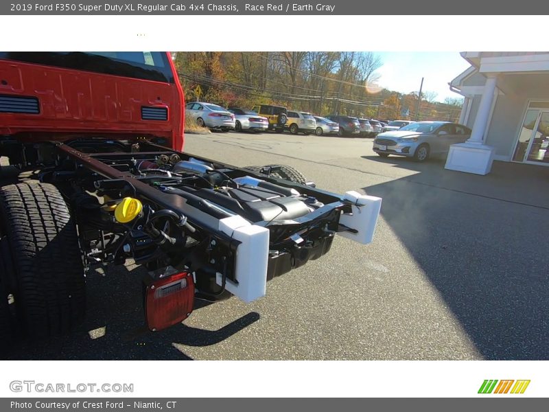 Race Red / Earth Gray 2019 Ford F350 Super Duty XL Regular Cab 4x4 Chassis