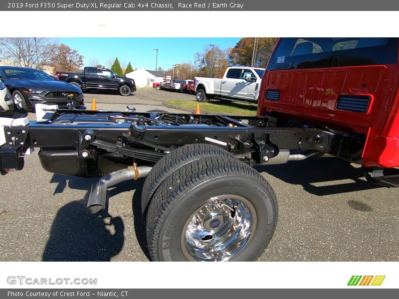 Race Red / Earth Gray 2019 Ford F350 Super Duty XL Regular Cab 4x4 Chassis