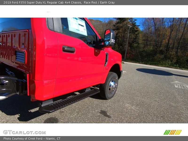 Race Red / Earth Gray 2019 Ford F350 Super Duty XL Regular Cab 4x4 Chassis