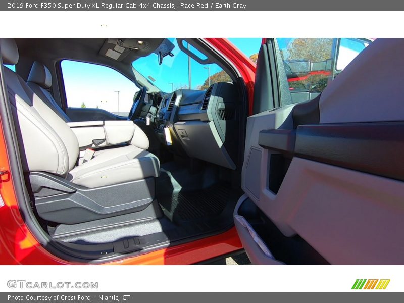 Race Red / Earth Gray 2019 Ford F350 Super Duty XL Regular Cab 4x4 Chassis
