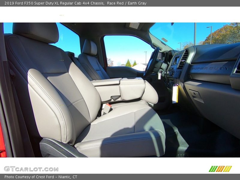 Race Red / Earth Gray 2019 Ford F350 Super Duty XL Regular Cab 4x4 Chassis
