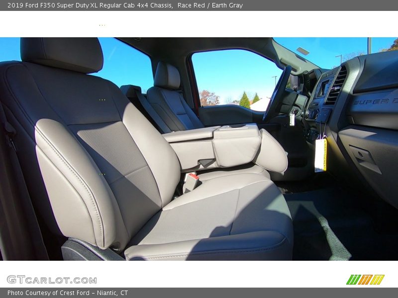 Race Red / Earth Gray 2019 Ford F350 Super Duty XL Regular Cab 4x4 Chassis