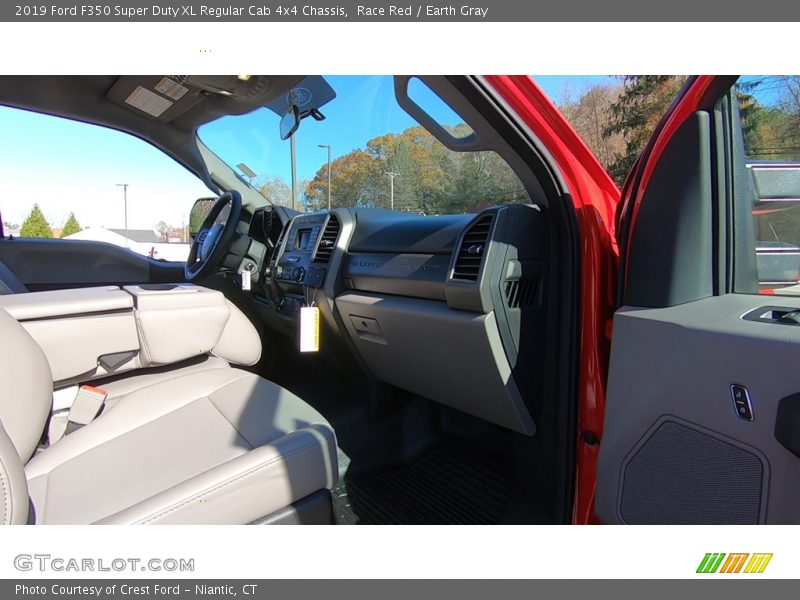 Race Red / Earth Gray 2019 Ford F350 Super Duty XL Regular Cab 4x4 Chassis