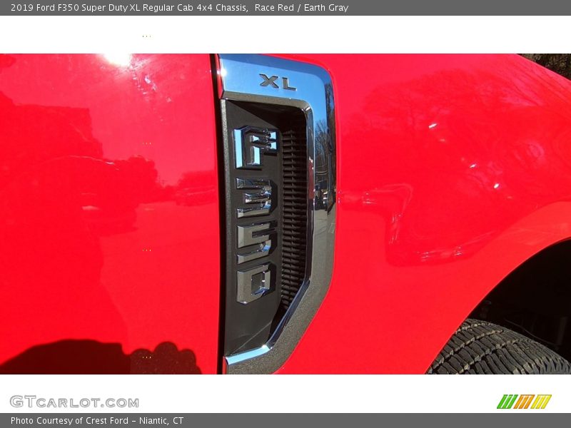 Race Red / Earth Gray 2019 Ford F350 Super Duty XL Regular Cab 4x4 Chassis