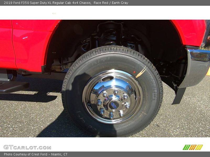 Race Red / Earth Gray 2019 Ford F350 Super Duty XL Regular Cab 4x4 Chassis