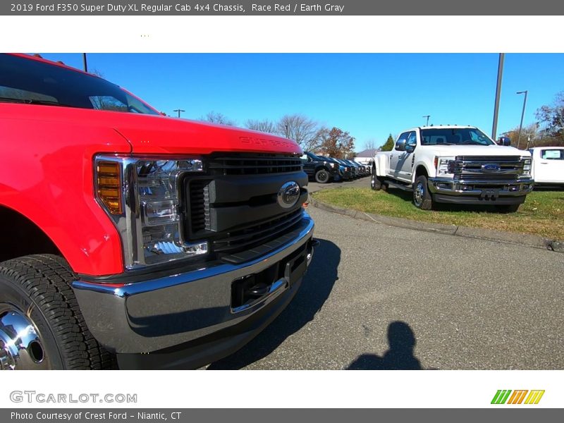 Race Red / Earth Gray 2019 Ford F350 Super Duty XL Regular Cab 4x4 Chassis