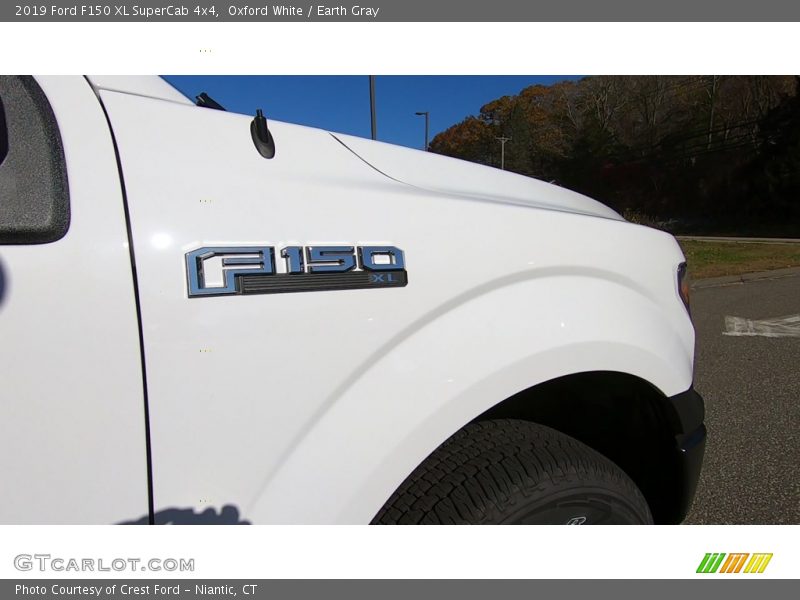 Oxford White / Earth Gray 2019 Ford F150 XL SuperCab 4x4